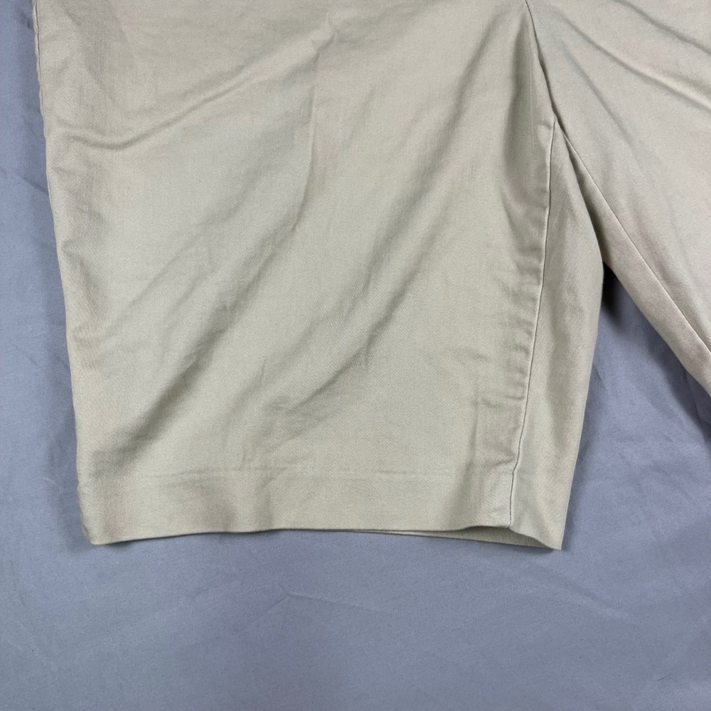 Croft & Barrow Effortless Stretch Bermuda Shorts Womens 18W Khaki Tan Pull On - Picture 4 of 14